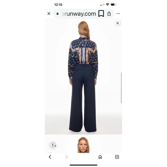 Maje Cechaine printed shirt with a chain motif print Size 1 - Picture 13 of 13